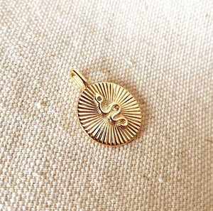 Blessed Snake Kundalini Amulet 18K Gold Filled w/ 16” Necklace